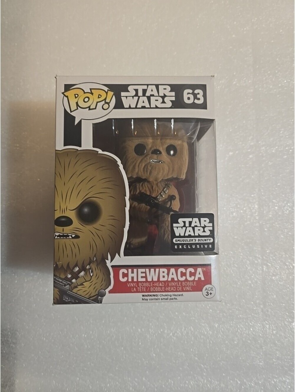 Funko Pop! Star Wars The Force Awakens 63 Chewbacca Smuggler's Bounty Vaulted